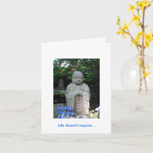 Lebensbotschaft Karte (Gelbe Blume)