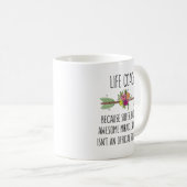 Lebenscoach Mentor Geschenk Idee Kaffeetasse (VorderseiteRechts)