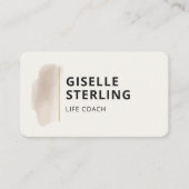 Lebenscoach Visitenkarte (Vorderseite)