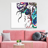 Lebensdame Leinwanddruck (Insitu (Wohnzimmer))