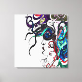 Lebensdame Leinwanddruck (Vorderseite)