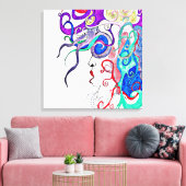 Lebensdame Leinwanddruck (Insitu (Wohnzimmer))