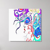 Lebensdame Leinwanddruck (Vorderseite)