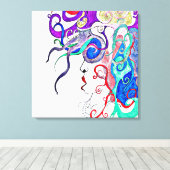 Lebensdame Leinwanddruck (Insitu (Holzboden))