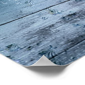 Lebensdauer auf Holzbrett Poster (Ecke)