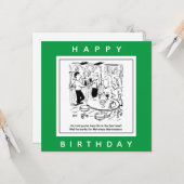 Lebensdauer der Autobahn im Schnellstraßen-Cartoon Karte (Vorderseite/Rückseite Beispiel)