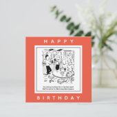 Lebensdauer der Autobahn im Schnellstraßen-Cartoon Karte (Stehend Vorderseite)