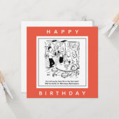 Lebensdauer der Autobahn im Schnellstraßen-Cartoon Karte (Vorderseite/Rückseite Beispiel)