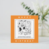 Lebensdauer der Autobahn im Schnellstraßen-Cartoon Karte (Stehend Vorderseite)