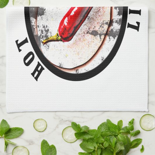 Lebensdauer der heißen Chili Geschirrtuch (Gefaltet)