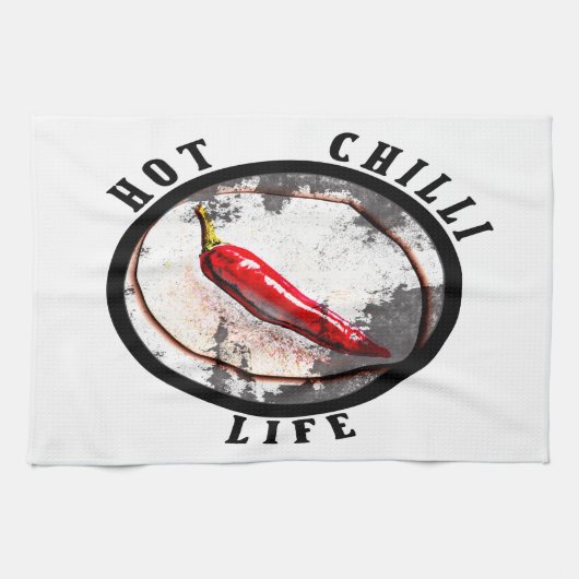 Lebensdauer der heißen Chili Geschirrtuch (Horizontal)
