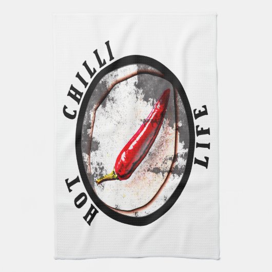 Lebensdauer der heißen Chili Geschirrtuch (Vertikal)