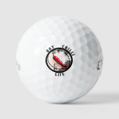 Lebensdauer der heißen Chili Golfball (Vorderseite)