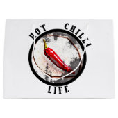 Lebensdauer der heißen Chili Große Geschenktüte (Vorderseite)