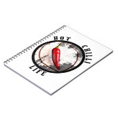 Lebensdauer der heißen Chili Notizblock (Linke Seite)