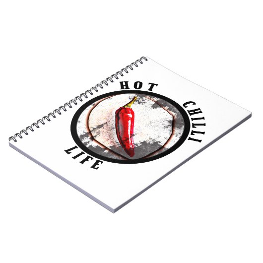 Lebensdauer der heißen Chili Notizblock (Linke Seite)