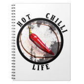 Lebensdauer der heißen Chili Notizblock (Vorderseite)