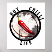 Lebensdauer der heißen Chili Poster (Vorne)
