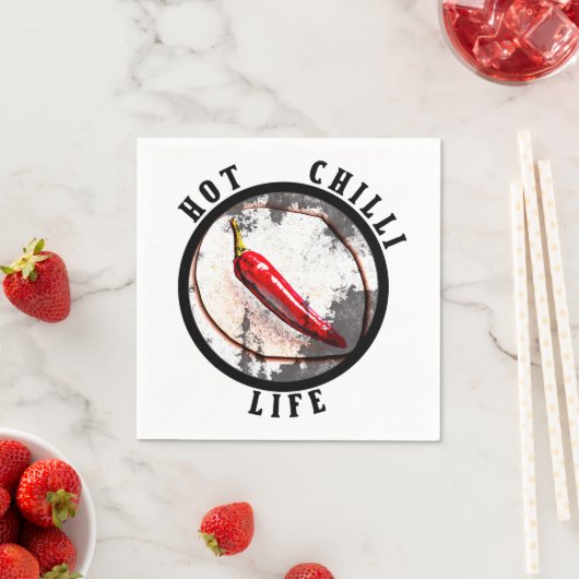 Lebensdauer der heißen Chili Serviette (Beispiel)