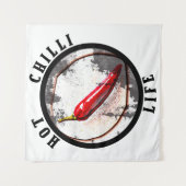 Lebensdauer der heißen Chili Wandteppich (Vorderseite)