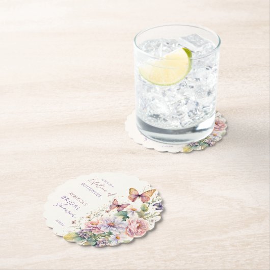 Lebensdauer der Schmetterlinge Brautparty bevorzug Untersetzer (Vor Ort)