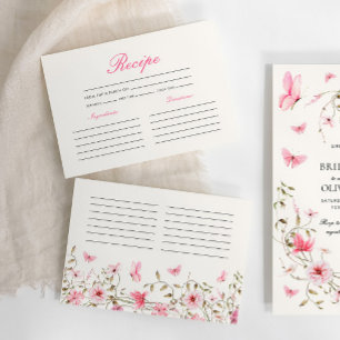 Lebensdauer der Schmetterlinge Rezept Flora Brautp Begleitkarte