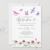 Lebensdauer des Brautparty der Schmetterlinge Einladung (Vorderseite)