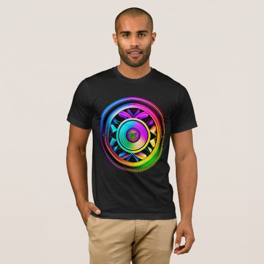 Lebensdauer des Spiralkreises T-Shirt (Vorne ganz)