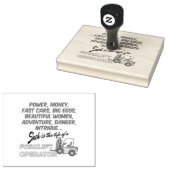 Lebensdauer eines Gabelstaplers Gummistempel (Stempel)