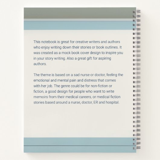 Lebensdauer eines Krankenbuches - Inspiration-Note Notizblock (Rückseite)