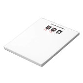 Lebensdauer eines Vet Student Notepad Notizblock (Rotiert)