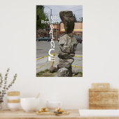 Lebensdauer erfordert Saldo Poster (Küche)