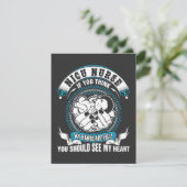 Lebensdauer| Nicu Krankenschwester meine Hand ist Dankeskarte (Stehend Vorderseite)