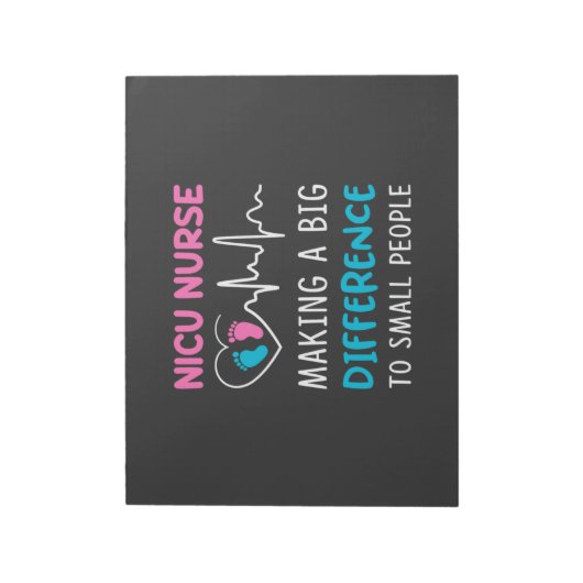 Lebensdauer| Nicu Nurse Notizblock (Rotiert)