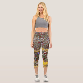 Lebenseinstellung Capri Leggings