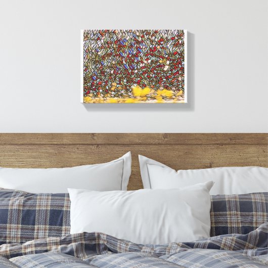 Lebenseinstellung Leinwanddruck (Insitu (Schlafzimmer))