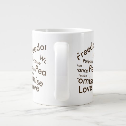 Lebenselixir Kaffee-Tasse Jumbo-Tasse (Rückseite)