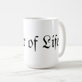 Lebenselixir Kaffeetasse (VorderseiteRechts)