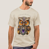 Lebenserfahrung Owl 03 T-Shirt (Vorderseite)