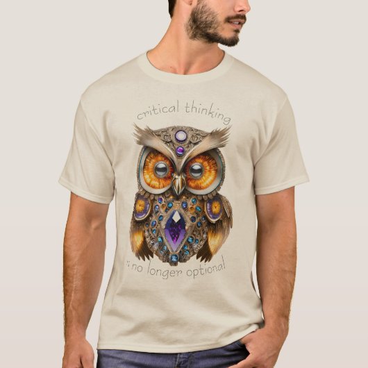 Lebenserfahrung Owl 03 T-Shirt (Vorderseite)