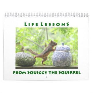 Lebenserfahrungen aus dem Squiggy the Squirrel Cal Kalender