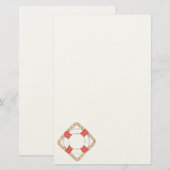 Lebenserhaltung - Stationierung Briefpapier (Vorne/Hinten)