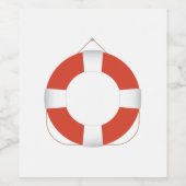 Lebenserhaltung Weinetikett (Einzelnes Label)