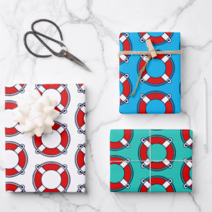 Lebenserhaltungsbecken Schwimmbad Geburtstagsparty Geschenkpapier Set