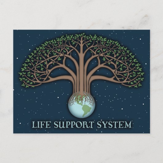 Lebenserhaltungssystem Postkarte (Vorderseite)
