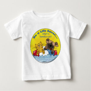 Lebensersparnis - Adoptiert Obdachlose Baby T-shirt
