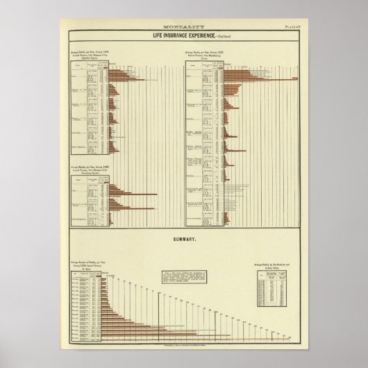 Lebenserwartung von Männern Poster (Vorne)