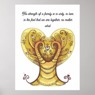 Lebensfamilie Poster