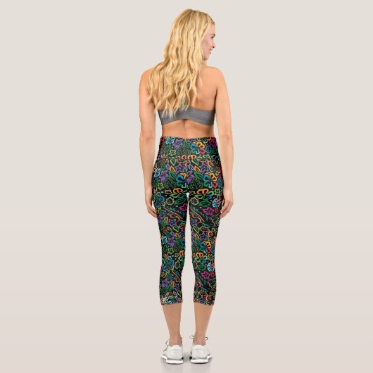 Lebensfarbe Capri Leggings (Rückseite)