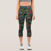 Lebensfarbe Capri Leggings (Vorderseite)